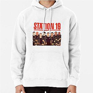 Station 19 cast  Pullover Hoodie