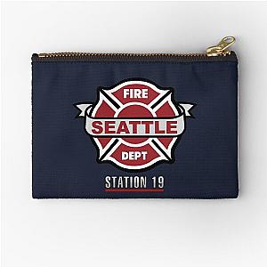 Station 19 Fire Badge Zipper Pouch