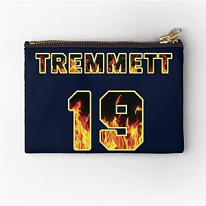 Tremmett Station 19 Jersey Flames Zipper Pouch