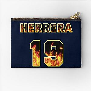 Andy Herrera Station 19 Jersey Flames Zipper Pouch