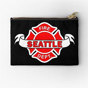 Logo FIREFIGHTER Station 19 Work Shirt  Zipper Pouch