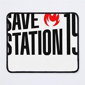 Save Station 19 (Small Logo 2) Mouse Pad