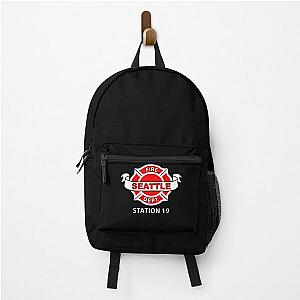 Station 19 Work Logo Classic Classic T-Shirt Backpack