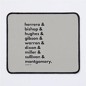 Season 3 Squad Goals - Station 19 (Black Text) Mouse Pad