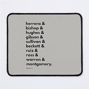 Season 6 Squad Goals - Station 19 (Black Text) Mouse Pad