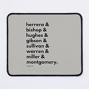 Season 4 Squad Goals - Station 19 (Black Text) Mouse Pad