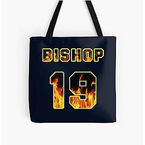 Maya Bishop Station 19 Jersey Flames All Over Print Tote Bag