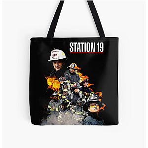 Heroes of Station 19 All Over Print Tote Bag