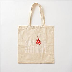 Save Station 19 (Small logo) Cotton Tote Bag