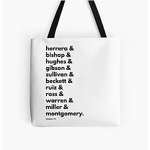 Season 5 Squad Goals - Station 19 (Black Text) All Over Print Tote Bag