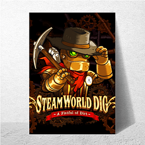 Core Depth = SteamWorld Mode Steamworld Dig Posters