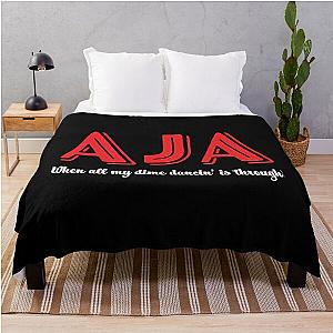 Steely Dan Aja Travel Ad (Inverted) Essential  Throw Blanket