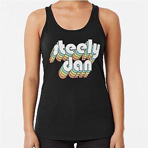 Steely Dan  Retro Faded Racerback Tank Top