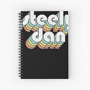 Steely Dan  Retro Faded Spiral Notebook