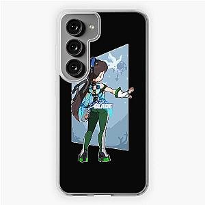 artwork of stellar blade back Samsung Galaxy Soft Case