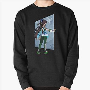 artwork of stellar blade back Pullover Sweatshirt