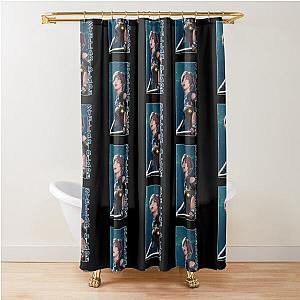 Lily In Stellar Blade Shower Curtain