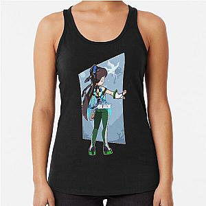 artwork of stellar blade back Racerback Tank Top