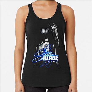 stellar blade video game Racerback Tank Top