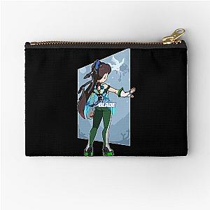 artwork of stellar blade back Zipper Pouch