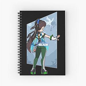 artwork of stellar blade back Spiral Notebook