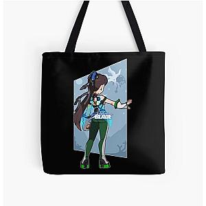 artwork of stellar blade back All Over Print Tote Bag