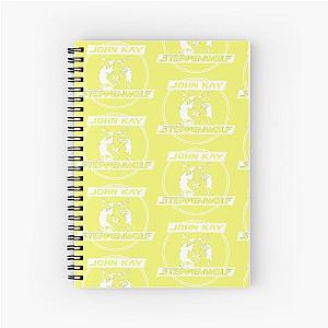 Steppenwolf Band John Kay Logo  Spiral Notebook