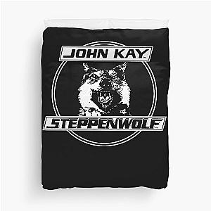 logo John Kay  Steppenwolf actres music pop  rock 90art Duvet Cover