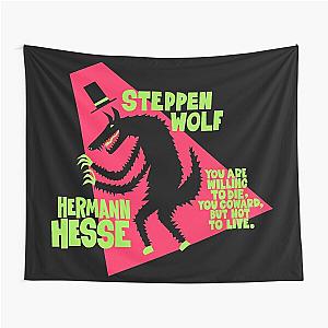 Hermann Hesse - Steppenwolf Illustration Tapestry