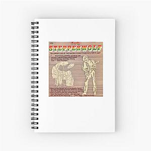 Steppenwolf Early Steppenwolf Album Cover Spiral Notebook