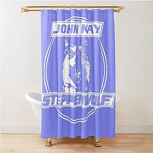 Steppenwolf Band John Kay Logo Shower Curtain
