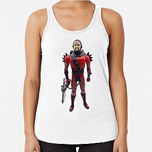 Super Powers Steppenwolf Action Figure Racerback Tank Top