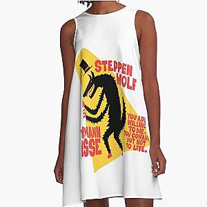 Hermann Hesse - Steppenwolf A-Line Dress