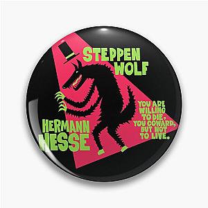 Hermann Hesse - Steppenwolf Illustration Pin