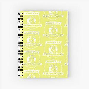 Steppenwolf John Kay Logo Spiral Notebook