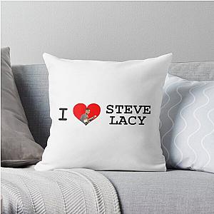 Steve Lacy Pillows - i love steve lacy Throw Pillow RB2510 [ID8445]