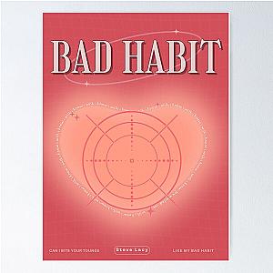 Bad Habit Steve Lacy Poster