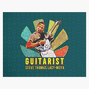 Steve Lacy  Guitarist  retro drawing     Jigsaw Puzzle