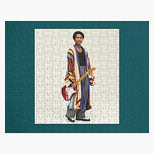 Steve Lacy  Guitarist  retro drawing     Jigsaw Puzzle