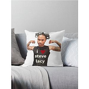 I LOVE STEVE LACY Throw Pillow