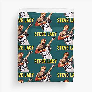 Steve Lacy  Guitarist  retro drawing     Duvet Cover