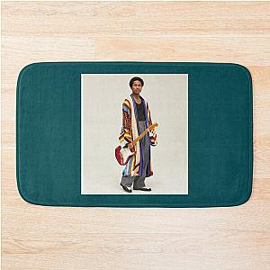 Steve Lacy  Guitarist  retro drawing     Bath Mat