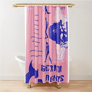 steve lacy album print (pink and blue) Shower Curtain