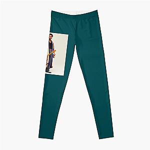 Steve Lacy  Guitarist  retro drawing     Leggings