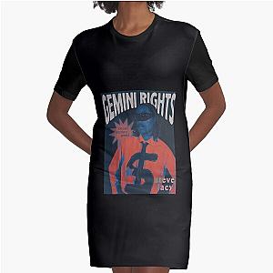 Steve Lacy Album Print Graphic T-Shirt Dress