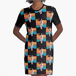 Wavy Steve Lacy Graphic T-Shirt Dress