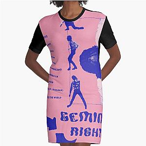 steve lacy album print (pink and blue) Graphic T-Shirt Dress