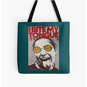 Steve Lacy  Guitarist  retro drawing     All Over Print Tote Bag