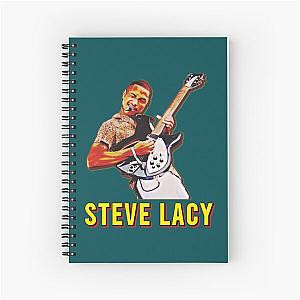 Steve Lacy  Guitarist  retro drawing     Spiral Notebook