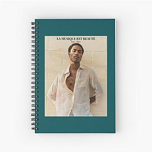 Steve Lacy  Guitarist  retro drawing     Spiral Notebook